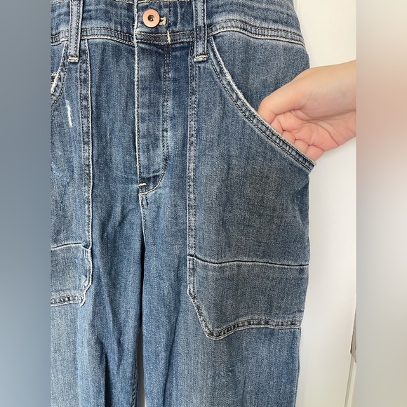 Pilcro and the Letterpress |  Blue Painters Denim Overalls - Picture 6 of 10